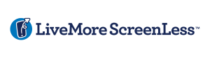 live more screen less logo