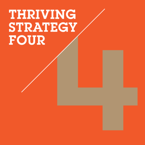 Thriving Strategy four logo