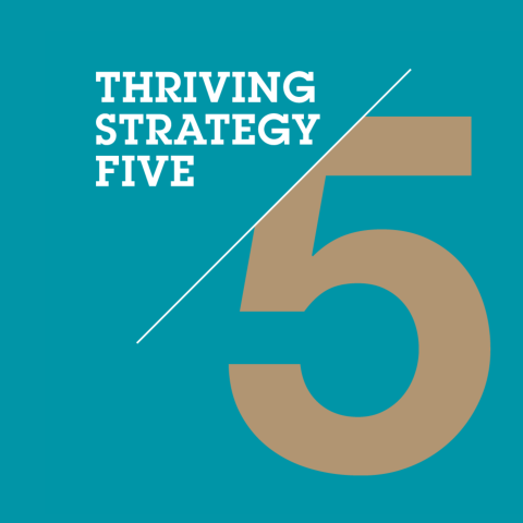 Thriving Strategy five logo